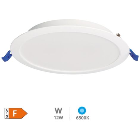Downlight empotrable LED redondo Belur 12W 6500K Blanco