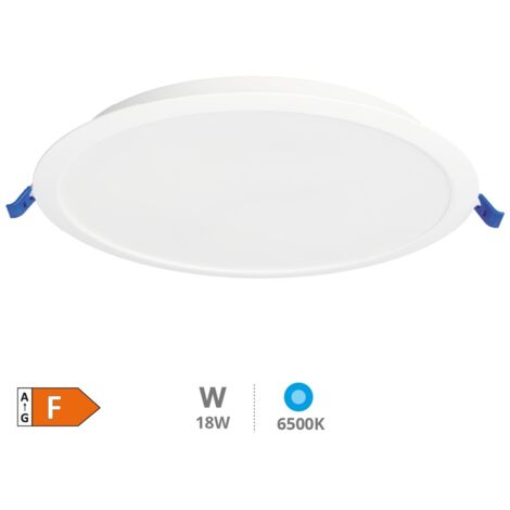 Downlight empotrable LED redondo Belur 18W 6500K Blanco