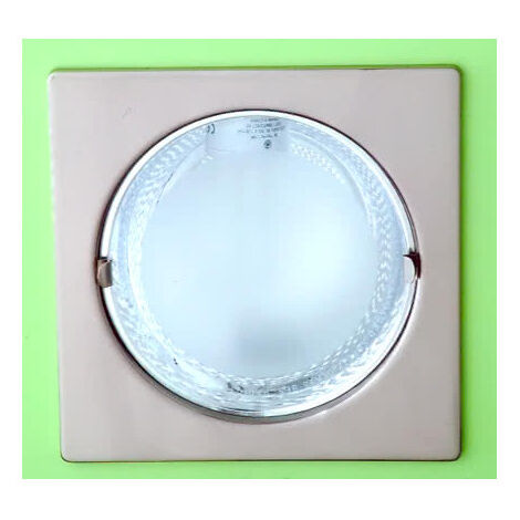 Downlight Encastré 1xe27 9x18.8x18.8 Cm S/bom.cuadrad.niquel Cut 17d