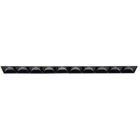 Downlight encastré à 10 lumières noir, 4000K, 21W