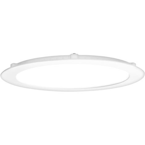 downlight - faible épaisseur - 30.8w - cct - rond - 300 mm - blanc - aric 51366