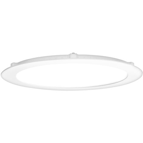 downlight - faible épaisseur - 30.8w - cct - rond - 300 mm - blanc - aric 51366