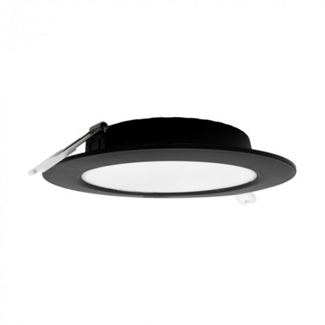 Downlight incasso rotondo nero LED 12W 4000K 17cm