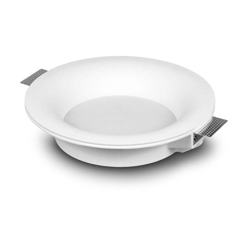 Downlight Integrazione Cartongesso led Circolare 18W Foro Ø333 mm UGR17 Bianco Caldo 2700K