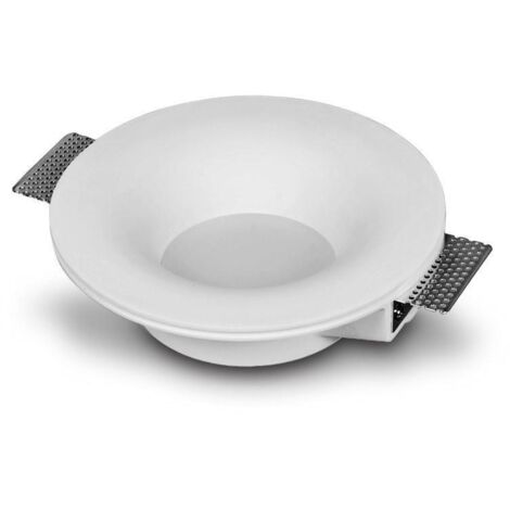 Downlight Integrazione Cartongesso LED Circolare 9W Foro Ø223 mm UGR17 2700K Bianco Caldo