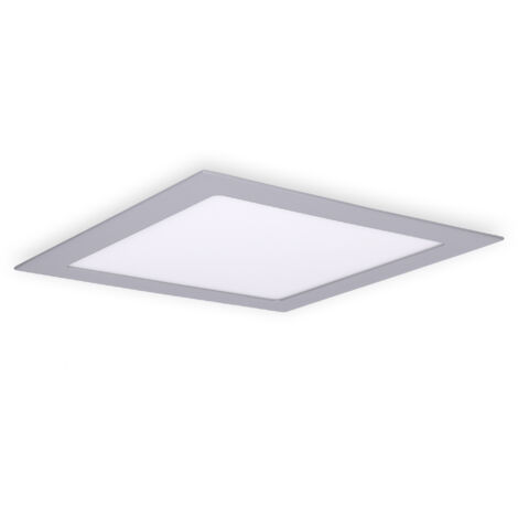 Downlight Ip23 Easy Square 225Mm Led 15.5W 3000K Gris 1371Lm