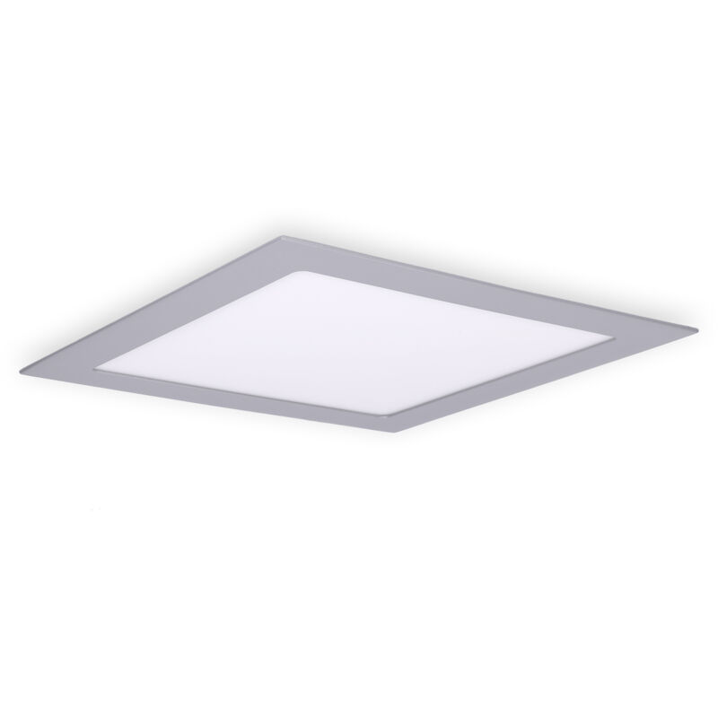 Forlight - Downlight Ip23 Easy Square 225Mm Led 15,5W 3000K Gris 1371Lm