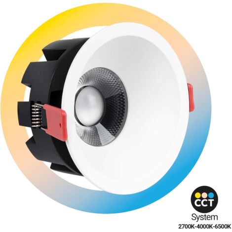 Downlight LED - 15W - CCT - Chip OSRAM - Corte Ø 90mm - Blanco