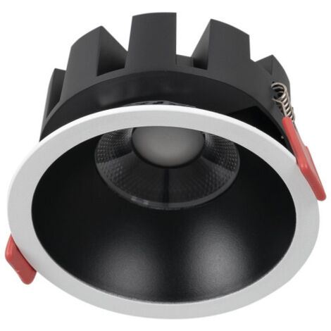 Downlight LED 15W CCT orientable Ø90–100mm negro
