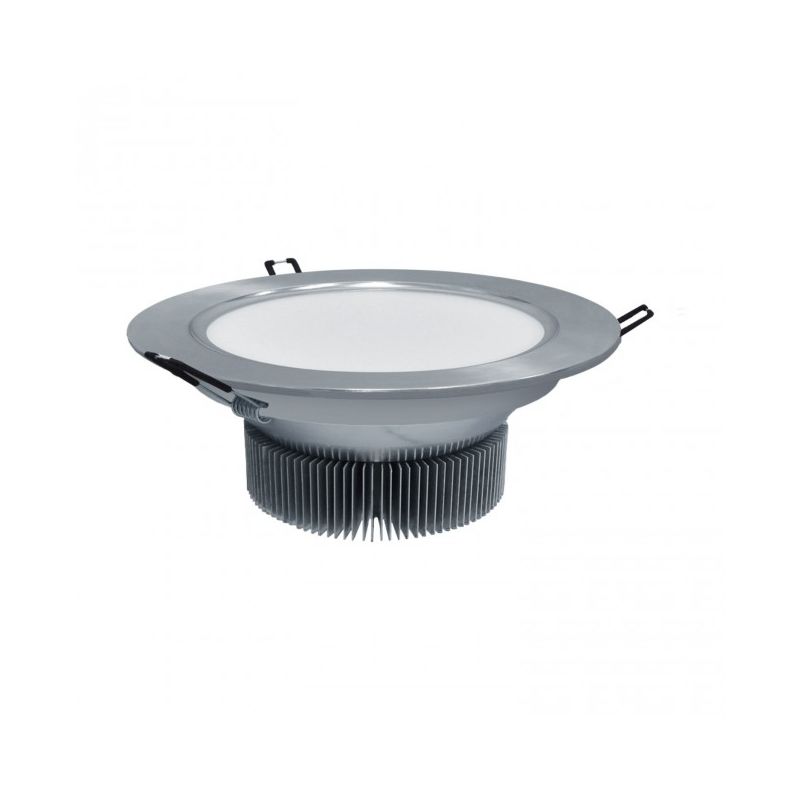 

Downlight LED 18W 3000K Circular Aluminio cepillado - ENVÍO DESDE ESPAÑA - Luzconled