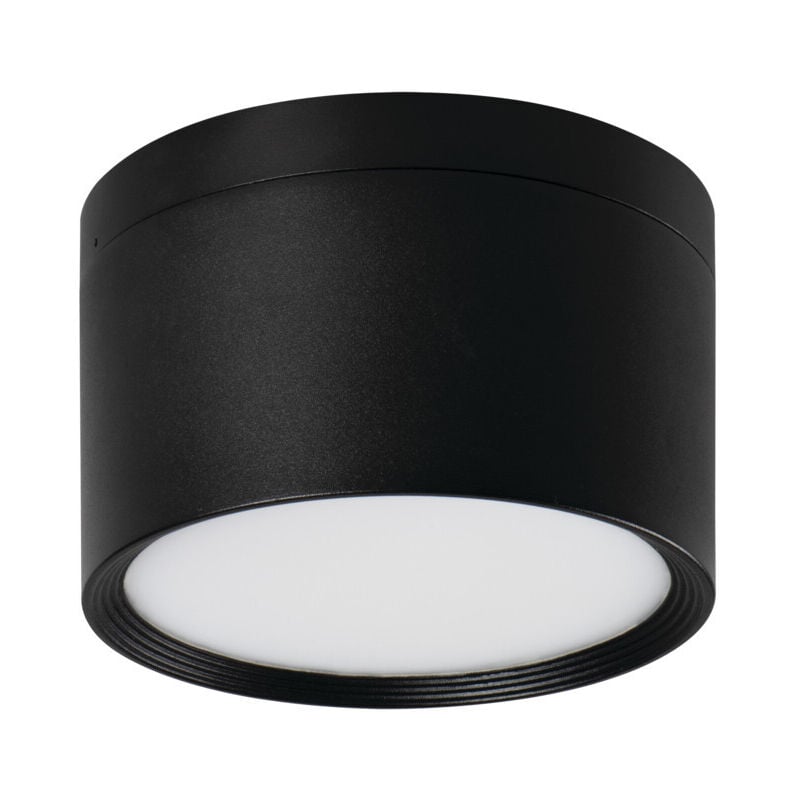 Spot led Saillie 30W 3000lm Étanche IP54 ∅170mm Blanc Noir - Blanc Naturel 4000K