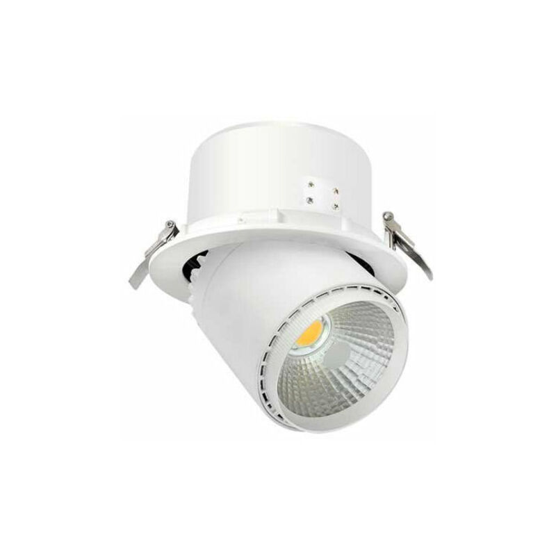 Downlight led 35W cob Orientable Ø150x160 mm - Blanc Neutre Silumen
