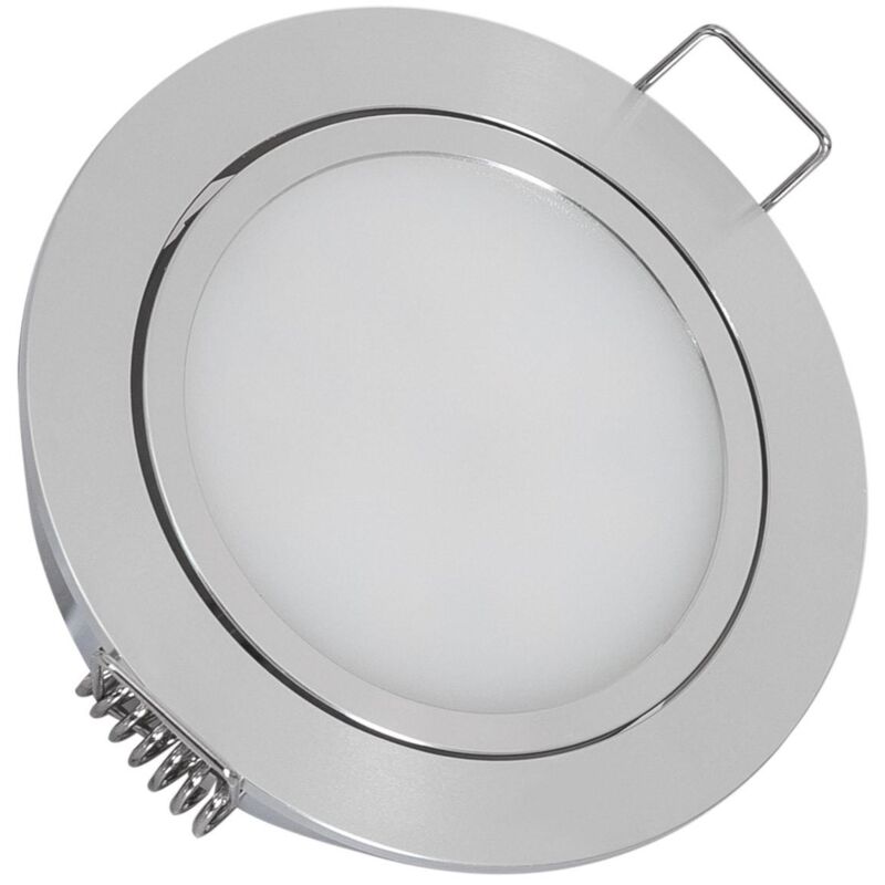 

Downlight LED 3W 12V DC Direccionable con Conector Rápido Corte Ø 67 mm Blanco Neutro 4000K - Blanco Neutro 4000K