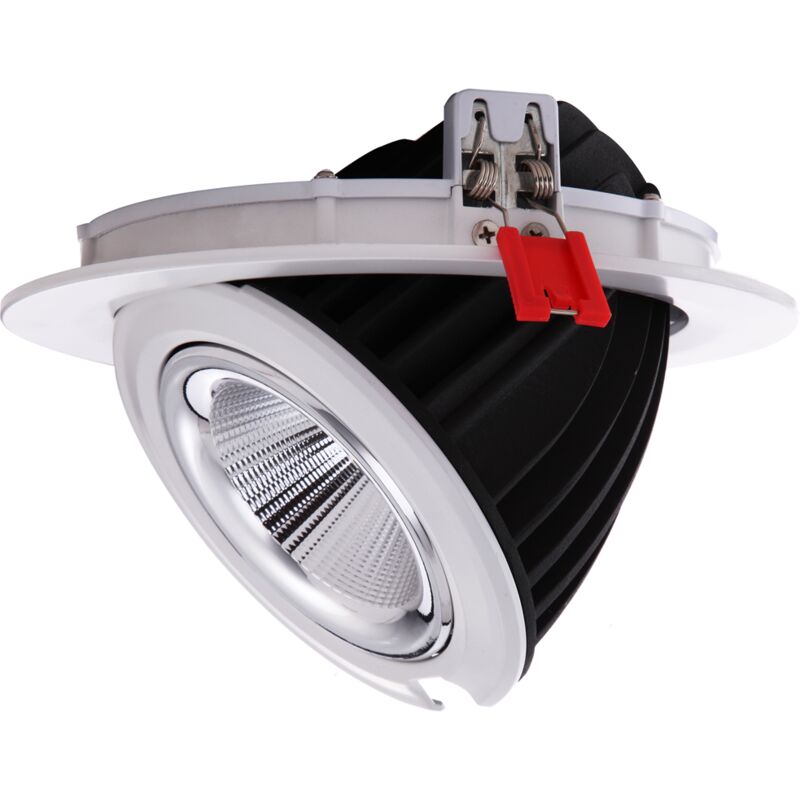 Downlight LED 48W rond encastrable et inclinable LIFUD Driver SAMSUNG CHIP | Blanc Neutre