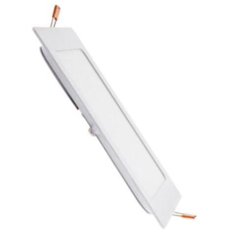 Downlight LED 6W empotrar aro blanco cuadrado  Blanco Neutro 4000K