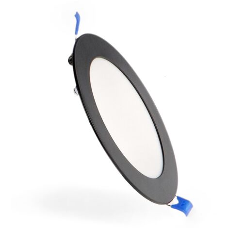 Downlight led Aro Negro CCT 12w redondo empotrar