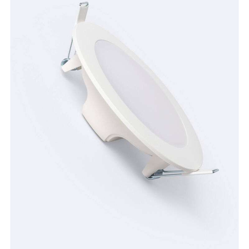 Image of Ledkia - Downlight led Circolare Bianco 6W Foro Ø120 mm Bianco Caldo 2700K