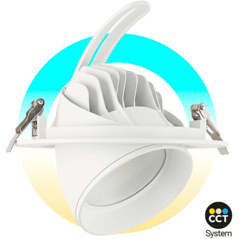 Downlight LED Circular Orientable CCT 38W - 120° Driver