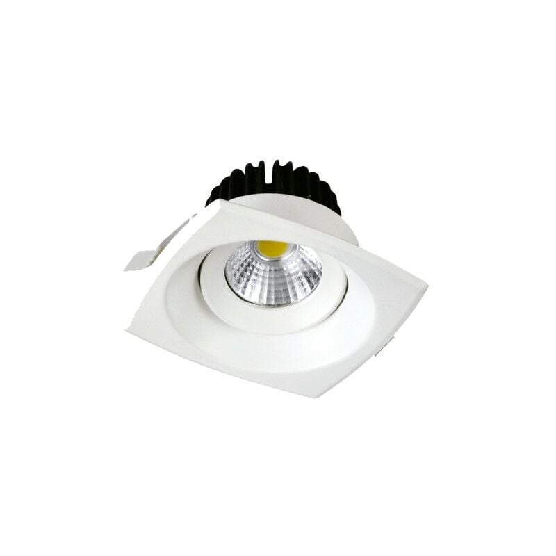 

Downlight led COB Mini Premium empotrable Cuadrado Fijo 8W 24° Temperatura de color - 6000k Blanco frío