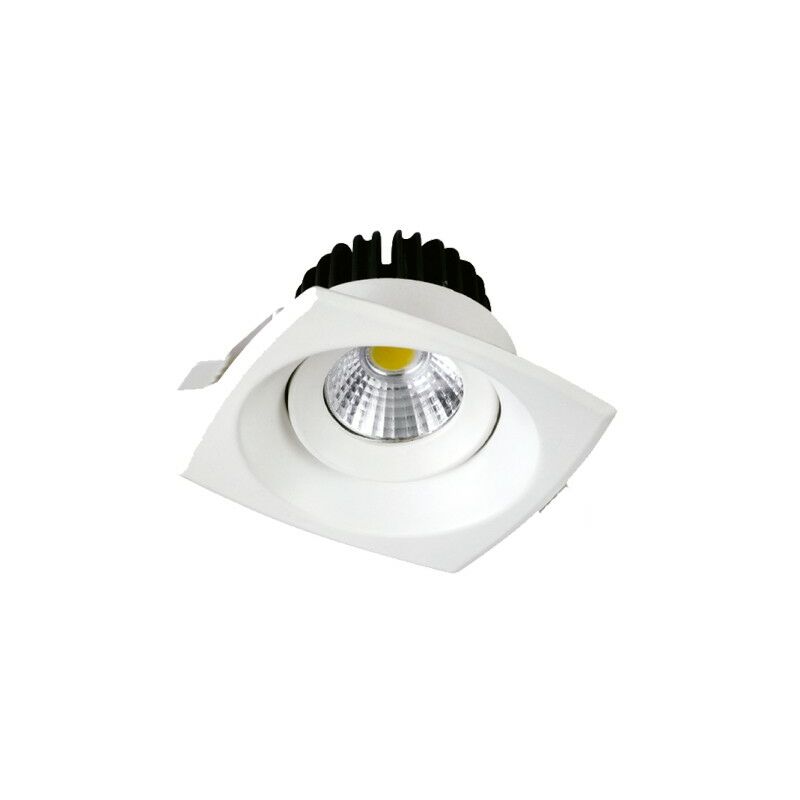 

Downlight led COB Mini Premium empotrable Cuadrado Fijo 8W 24° Temperatura de color - 4500K Blanco natural