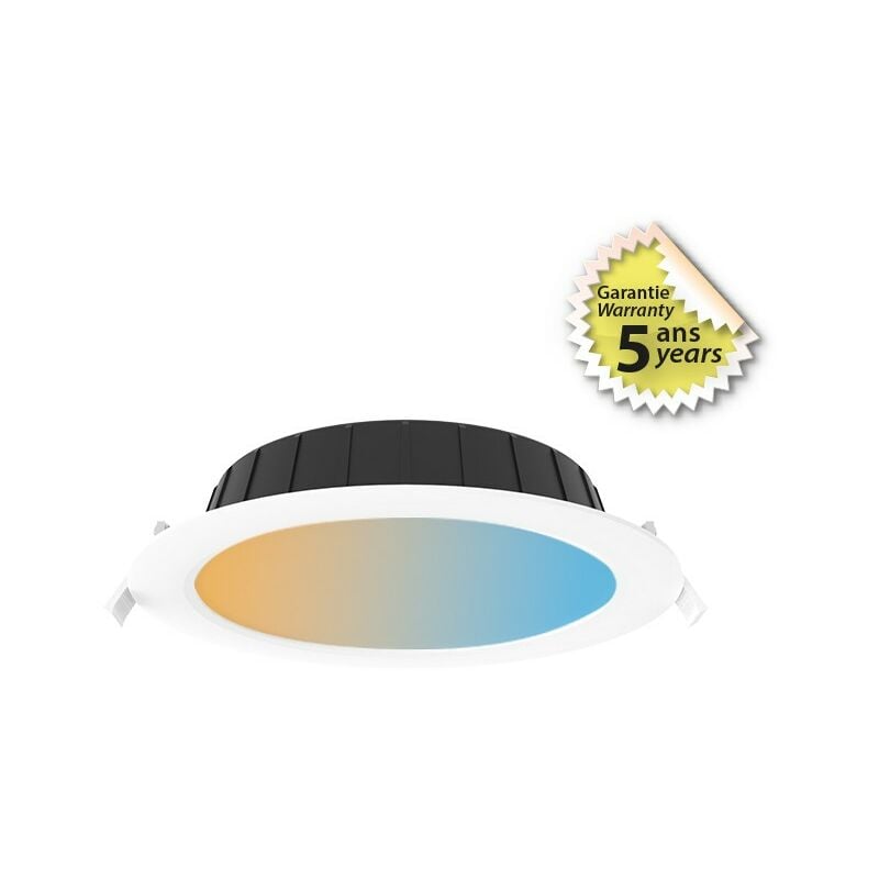 Downlight led cynius - 21W cct DALI2/PUSH Miidex Lighting blanc - cct