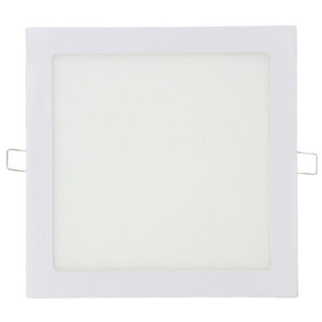 Downlight LED da incasso quadrato 20w luce diurna 4000k 1500lm Colore bianco 22x22cm EDM