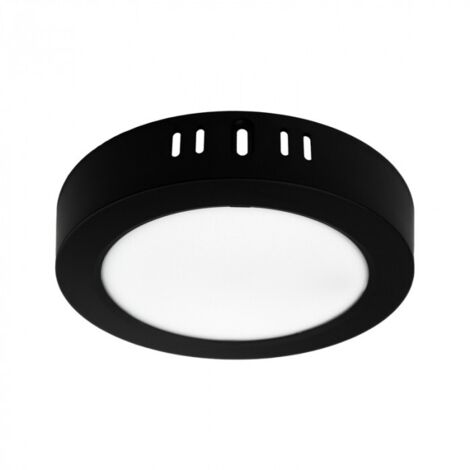 Downlight LED da soffitto nero Ø17cm 12W 4000K Ecolight