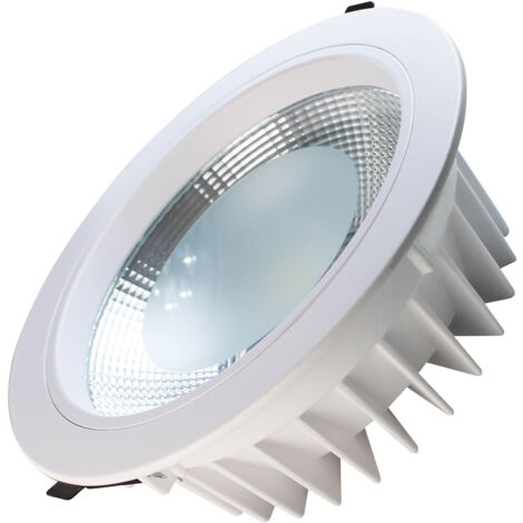 Downlight LED Downlight encastré rond 24W 2280lm Ø20cm Blanc Eilen
