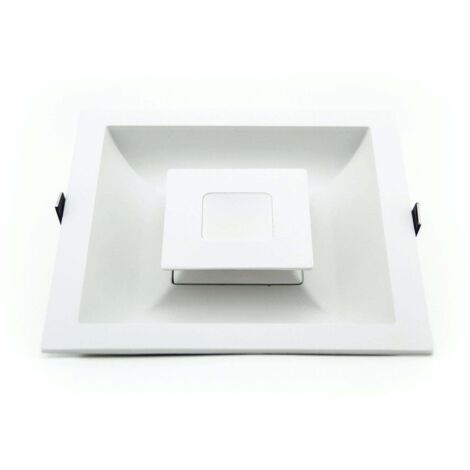 Downlight LED Empotrable Cuadrado con 3 Encendidos 3000K