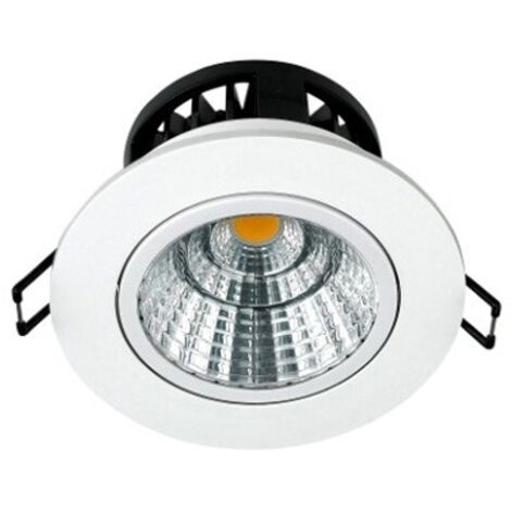 Downlight LED Empotrable Direccionable Redondo 15W 3000K - Corte 125 mm