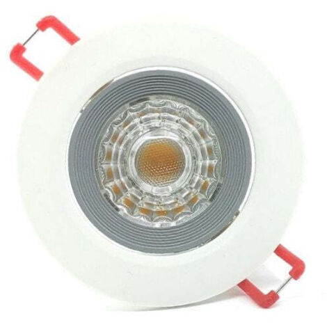 Downlight Led Empotrable Direccionable Redondo 6w 3000k 30º Corte 75 mm