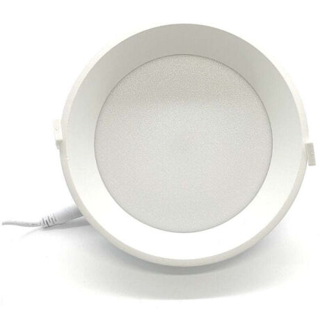 Downlight Led Empotrable Redondo Blanco 20w 3000k Corte 168 mm