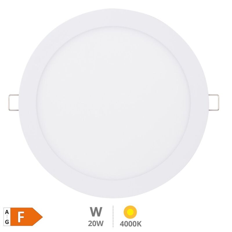 Downlight led encastrable rond Lonbo 20W 4200K Blanc