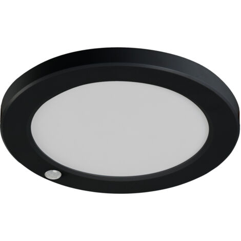 Downlight LED ERGA PIR – 17W – Sensore di movimento – CCT – Nero – Ø230mm