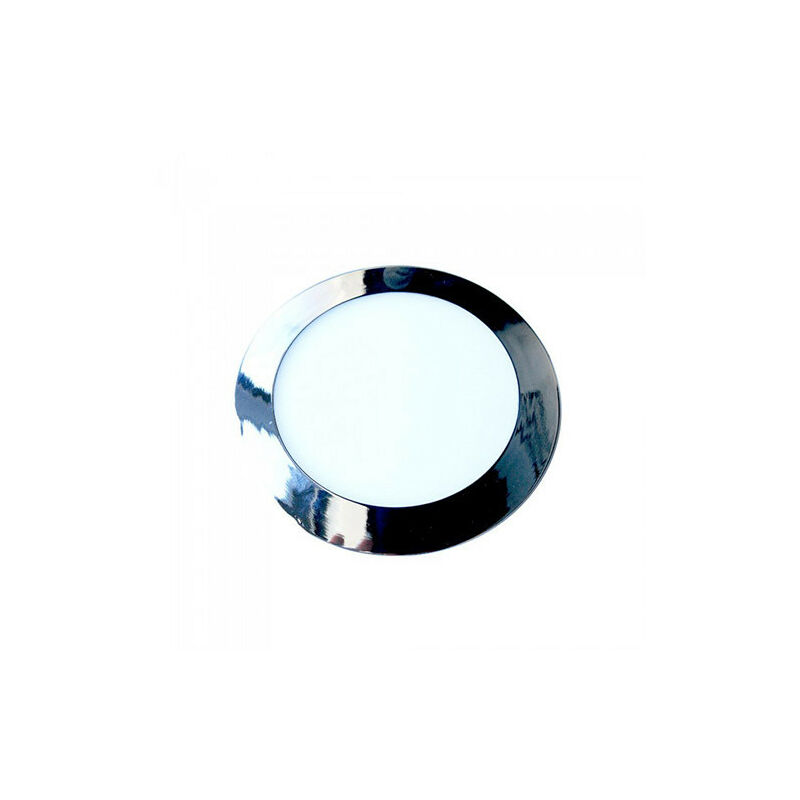 

V-tac - Downlight led extraplano circular Cromado 18W 120° Temperatura de color - 4000K Blanco natural