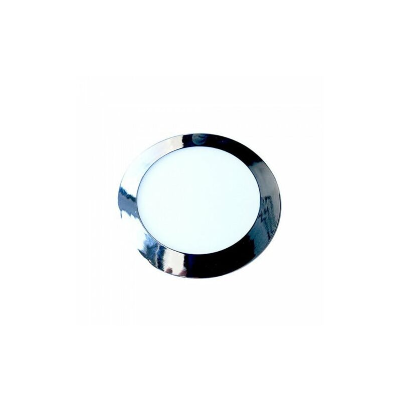 

V-tac - Downlight led extraplano circular Cromado 18W 120° Temperatura de color - 3000K Blanco cálido