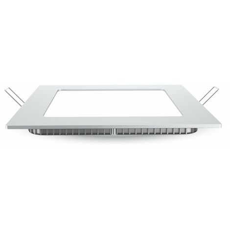Downlight led extraplano cuadrado blanco 24W 120°