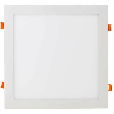 Downlight led extraplano cuadrado blanco 24W 120°