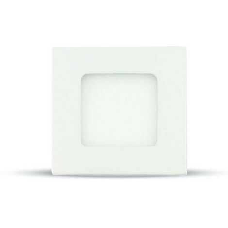 Downlight led extraplano cuadrado blanco 3W 120°