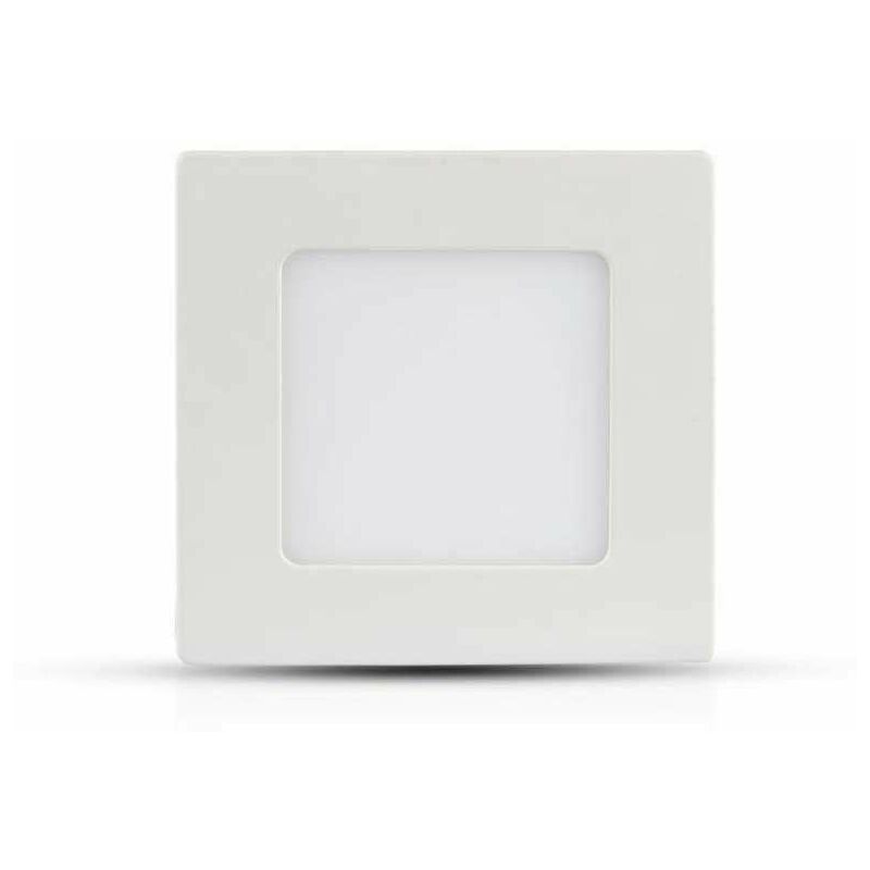 

V-tac - Downlight LED extraplano cuadrado blanco Samsung 18W 120° Temperatura de color - 4000K Blanco natural