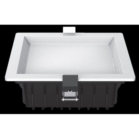 Downlight led intego pro square 26w 1490lm 7x18x18 cm white 6400k cutout 15,5x15,5 cm