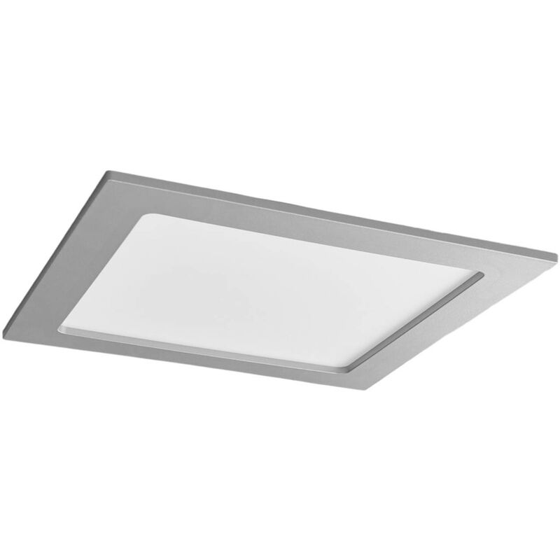 

Foco empotrado LED Joki plata 3000K angular 22cm