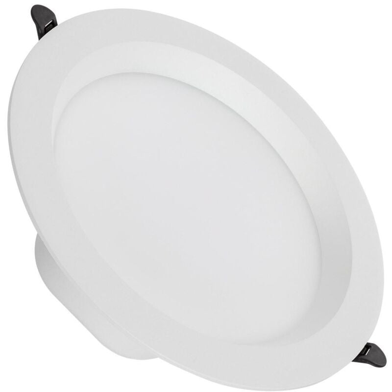 Efectoled - Downlight led 24W Rond lux CRI90 Coupe ø 200 mm IP44 No Flicker 5000K Blanc froid