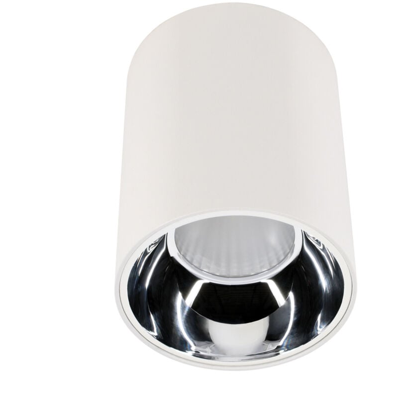 Downlight led Mafed nt - 30W - 2800lm - Blanc Chaud 3000K - IP44 - Blanc - 114x114x160mm