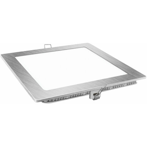Downlight Led 18w. Cuadrado Plata    Fria   21889