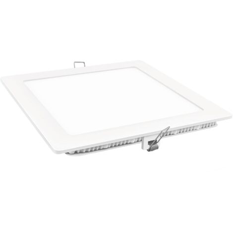 DOWNLIGHT LED MATEL TRICOLOR 18W CUADRADO BLANCO