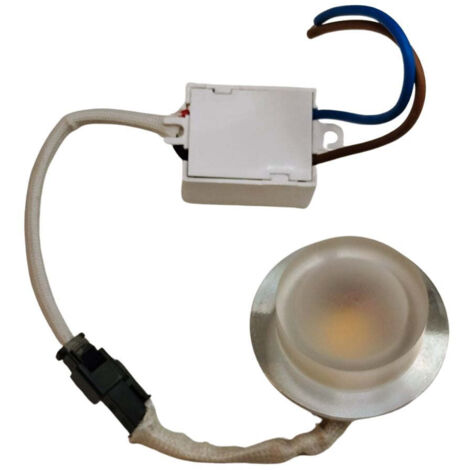 Downlight LED Mini Empotrable 3W Plata – Especial Armarios (Corte 31mm)