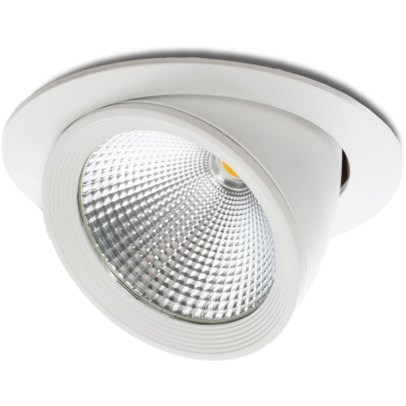 

Foco Downlight LED 30W 3000Lm 4200ºK Orientable UGR19 50.000H [JW-30W-G-W] | Blanco Cálido (JW-30W-G-W)