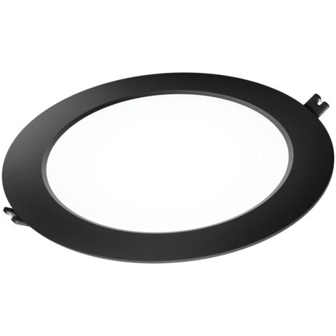 Downlight LED PC Redondo Negro 18W Neutra Matel