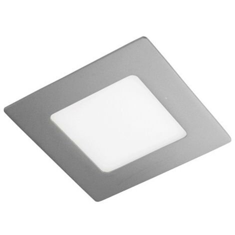 Downlight LED Plano Novo Cuadrado Gris 6W 4000K 430Lm